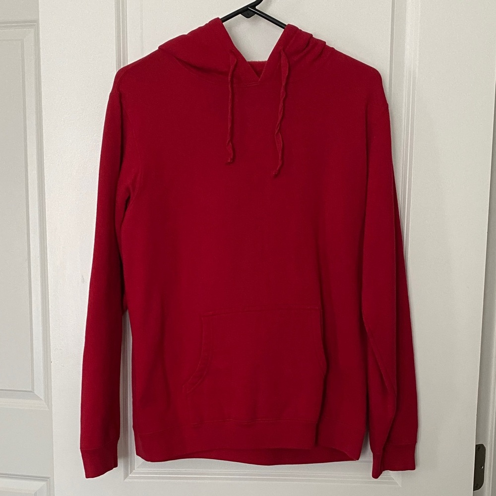 Moda International Red Hoodie Sweatshirt